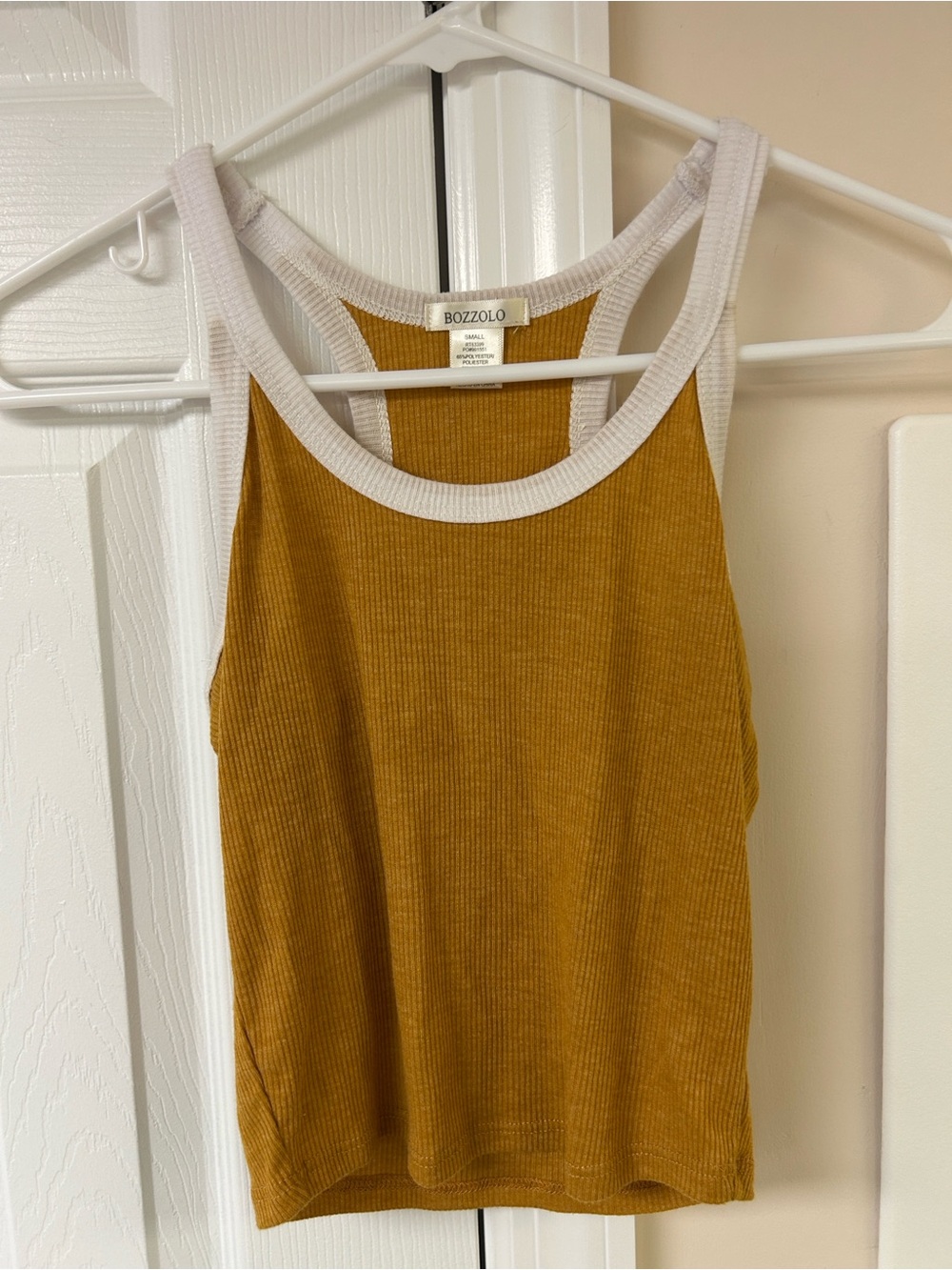 Bozzolo cropped ribbed tank top